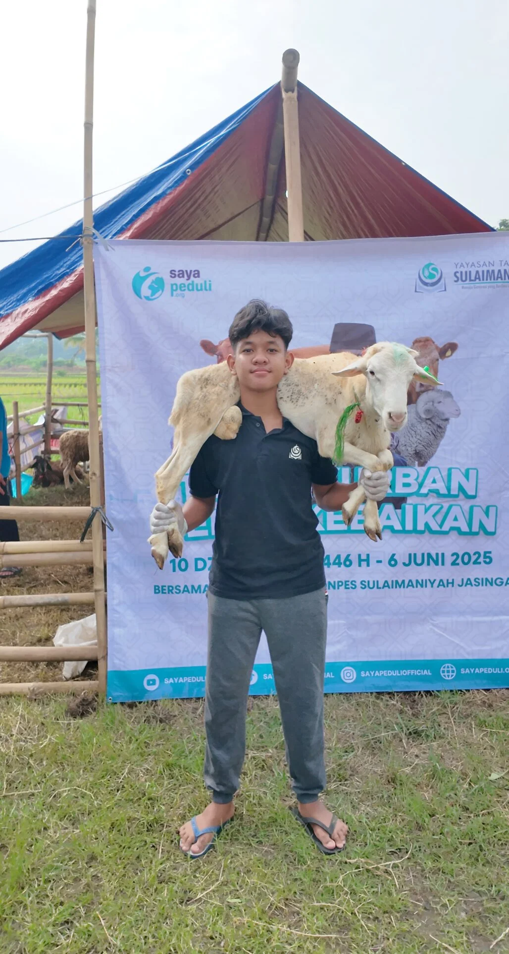 Foto 1 dari album Kurban Bersama Santri 2025